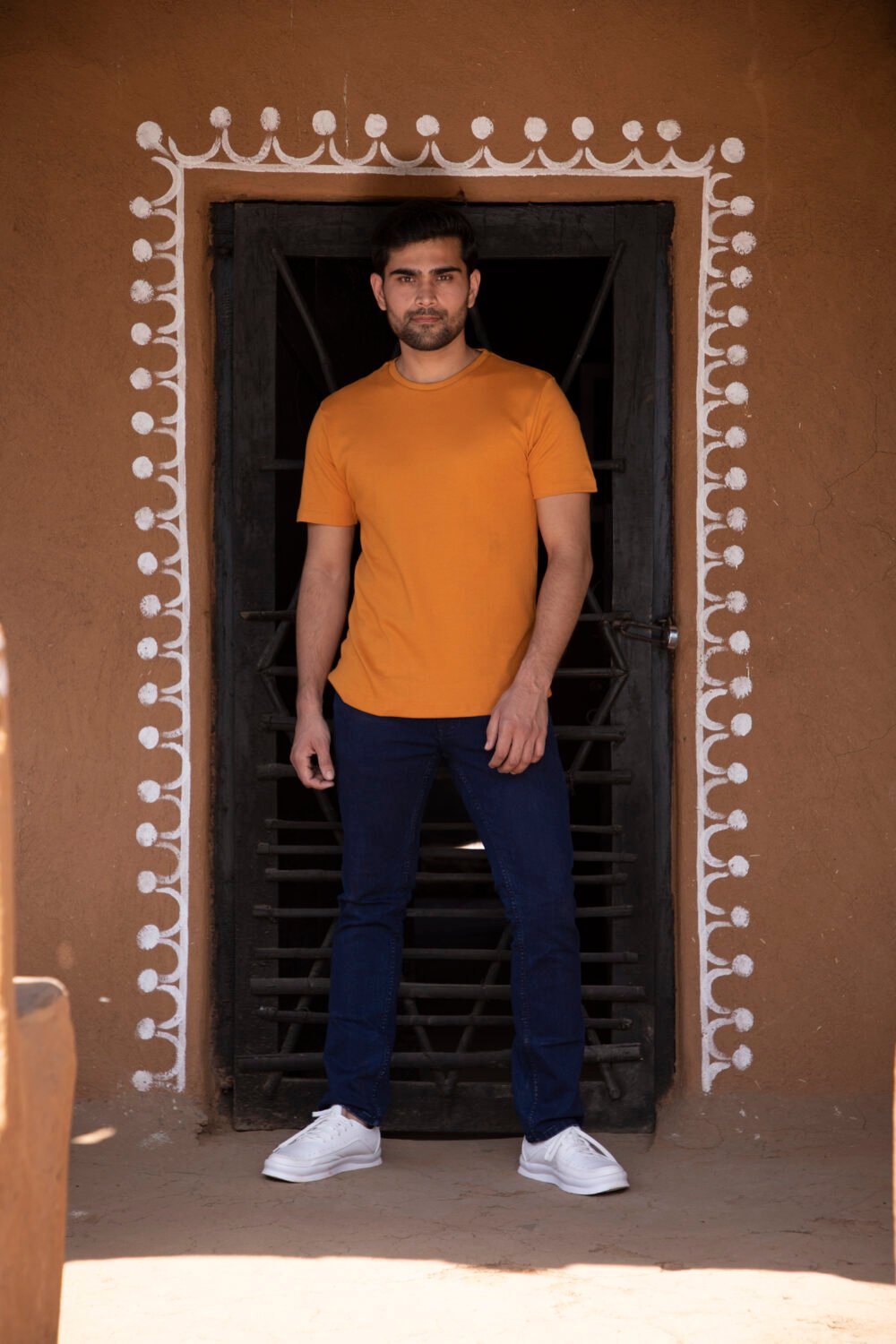 Shop Organic Cotton Golden Oak Men 's T-shirt online-Atelange