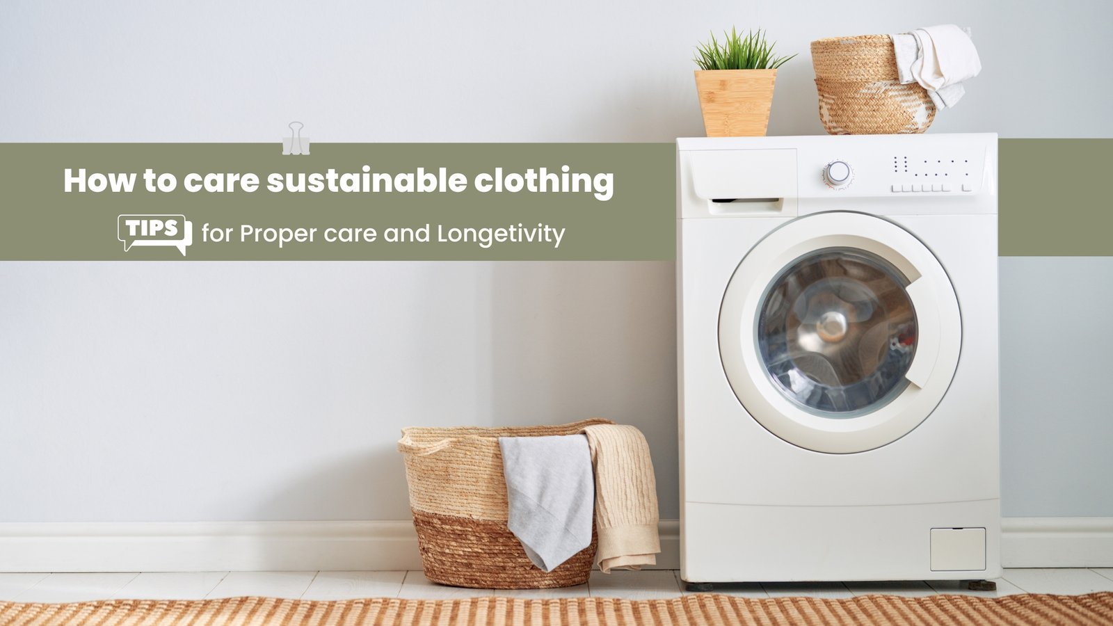 How to care sustainable clothing : Tips for Proper care and Longetivity